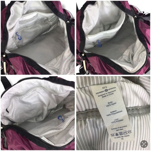 Lululemon Athletica Extra Mile Duffle Gym Yoga Travel Bag Weekender Crossbody - Picture 6 of 16